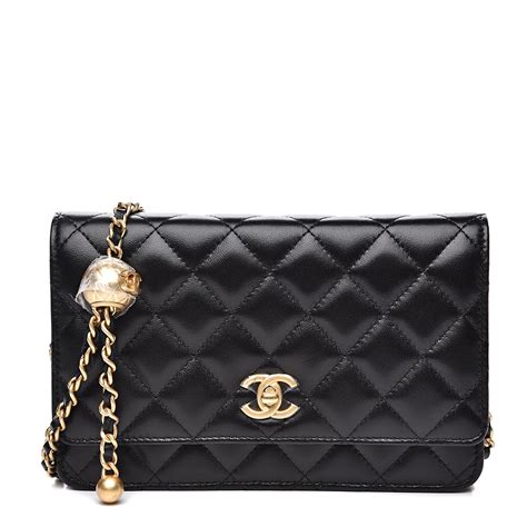 chanel pearl crush woc|CHANEL Lambskin Quilted CC Pearl Crush Wallet on Chain WOC .